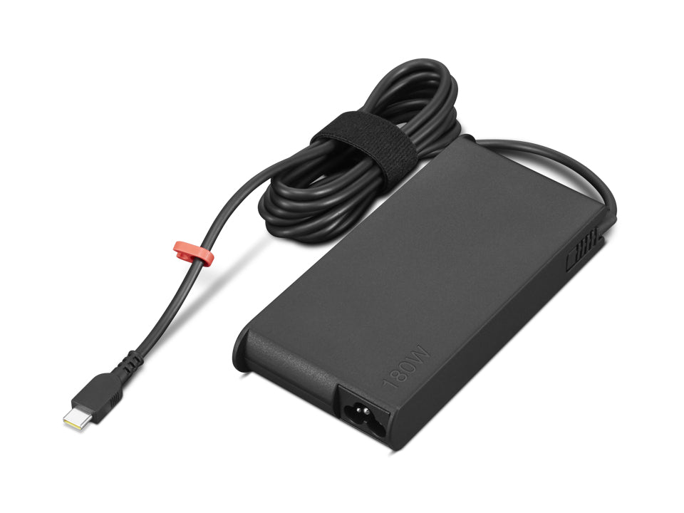 LENOVO ThinkPad Mobile Workstation Slim USB-C power adapter GaN AC 100-240 V 180Watt Europe black (EU)