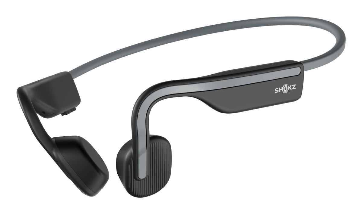 SHOKZ Casque sans-fil à conduction osseuse OpenMove - Bluetooth - Gris