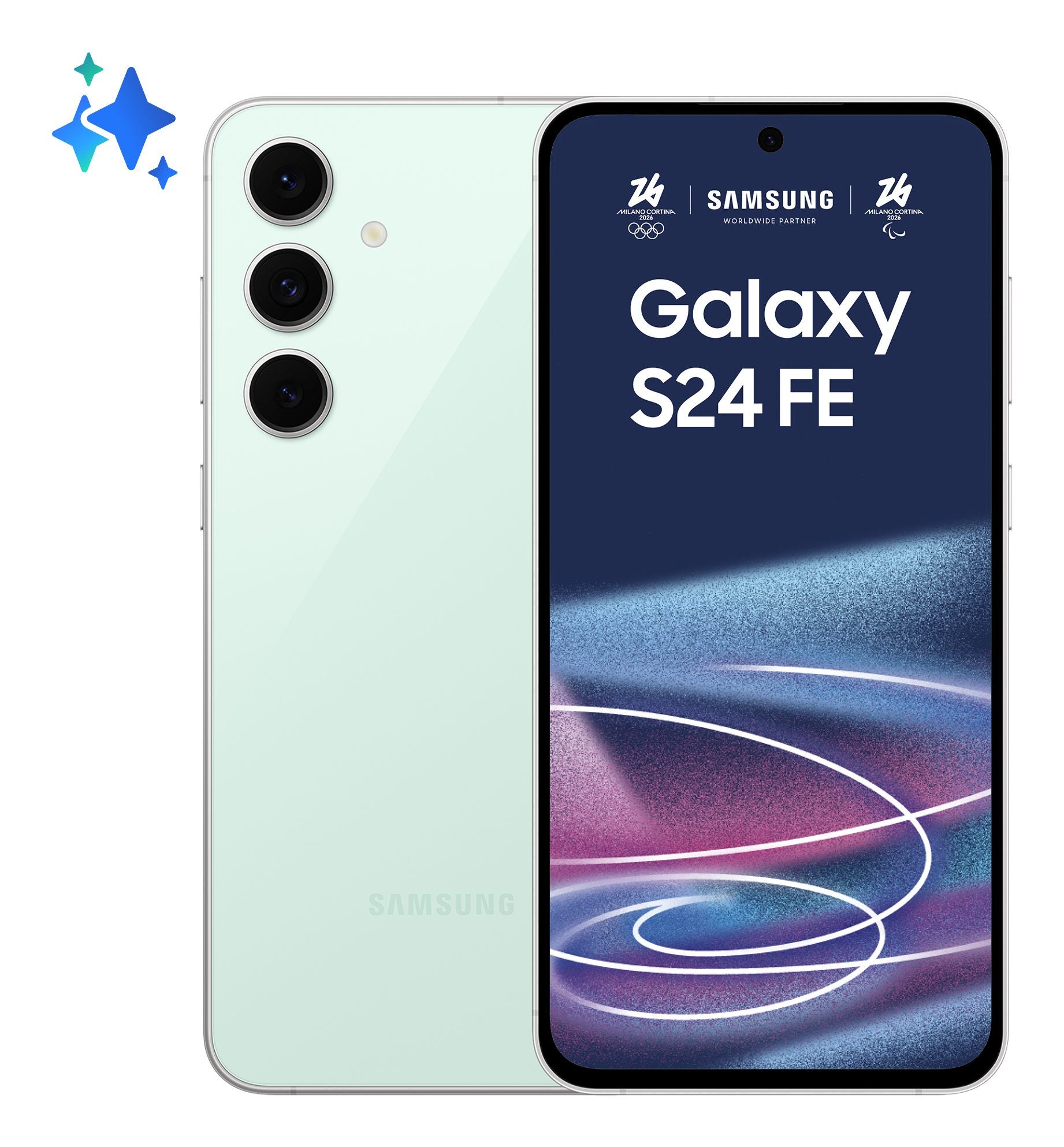 Samsung S721 Galaxy S24 FE 5G (6.7", 128 Go, 8 Go RAM) Vert d'eau