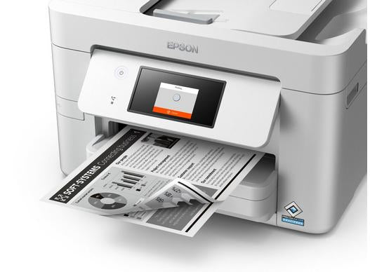 EPSON WorkForce Pro WF-M4619DWF MFP Mono B/W ink-jet A4 25ppm print 250 sheets USB 2.0 LAN USB host Wi-Fi