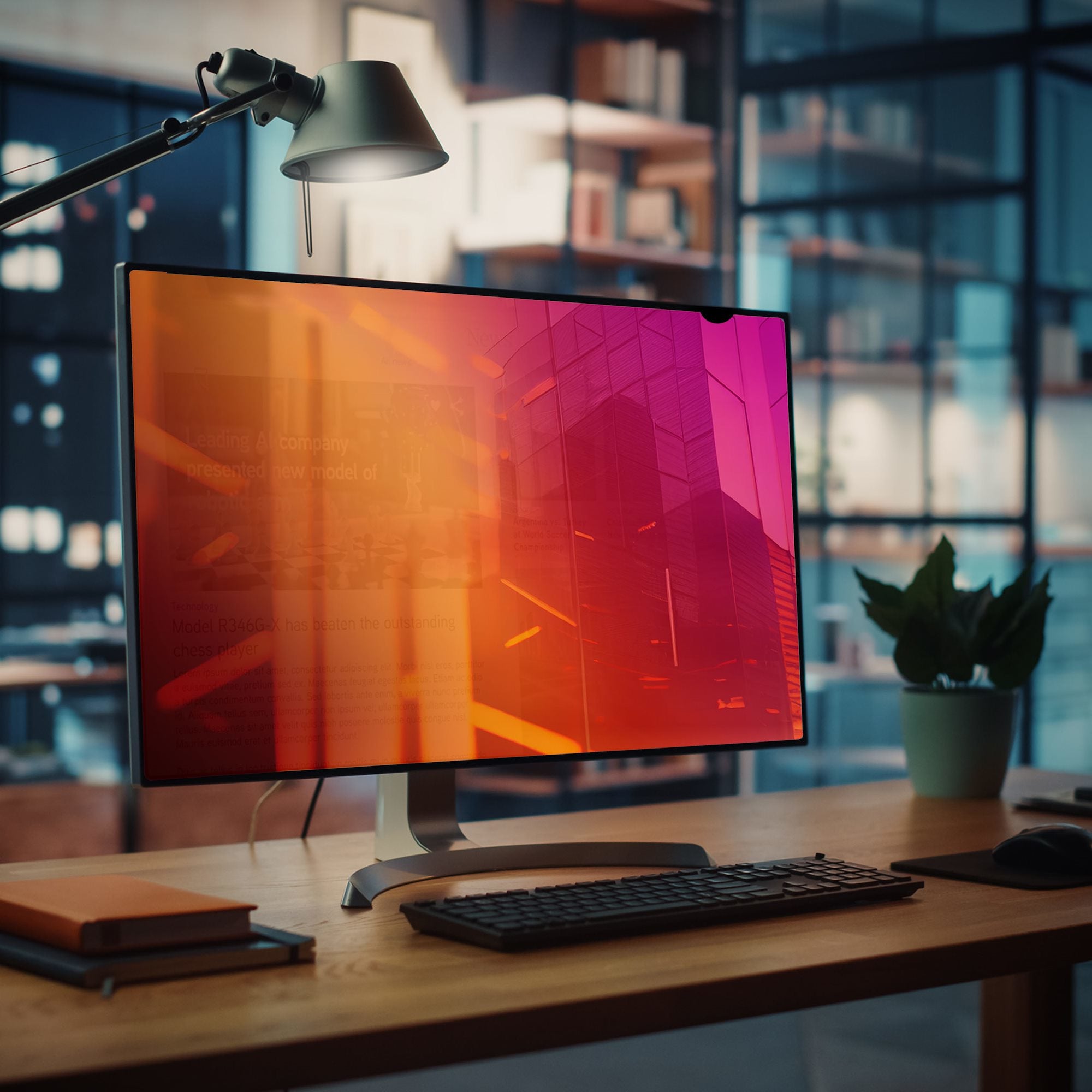 23.8" Gold Monitor Privacy Screen/Filter