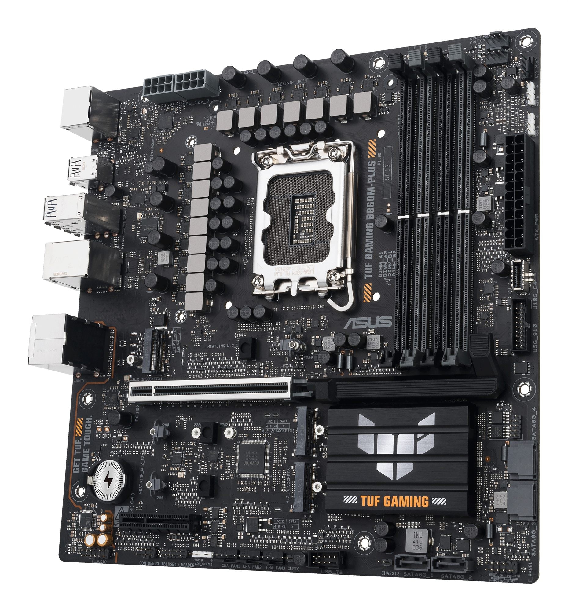 ASUS TUF GAMING B860M-PLUS LGA1851 DDR5 micro ATX MB 1xHDMI 1xDP 3xM.2 4xSATA