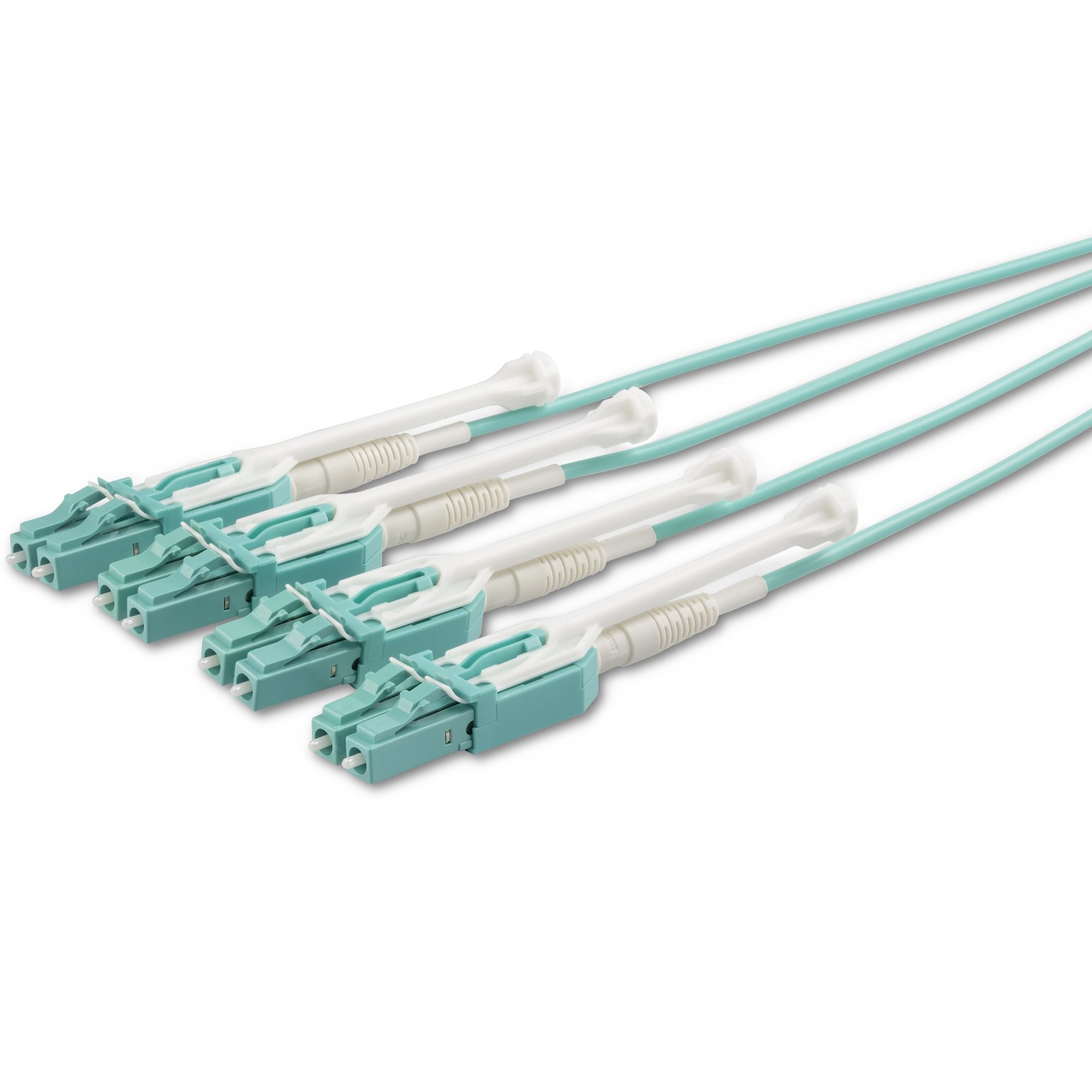 5m MTP/MPO to 4xLC/PC Fiber Cable