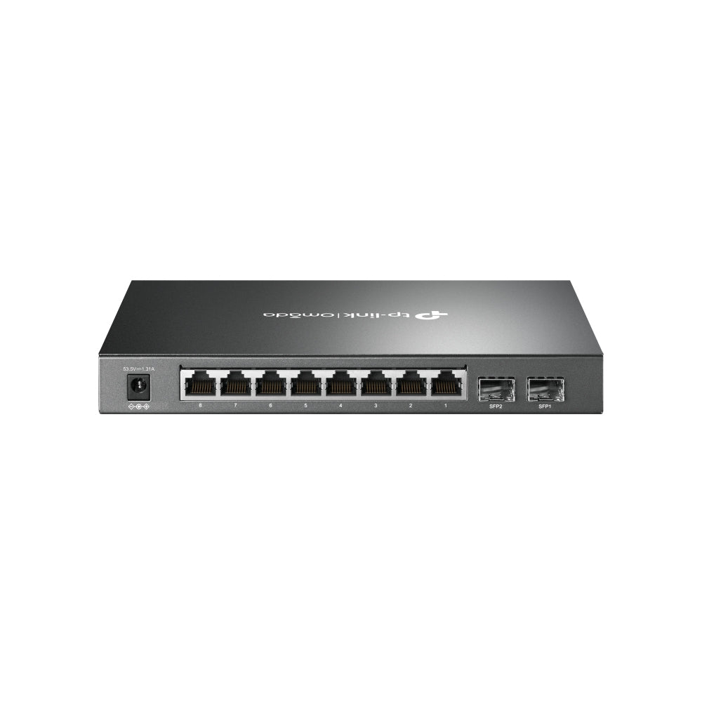 8 Port Smart PoE Switch with 2 SFP ports