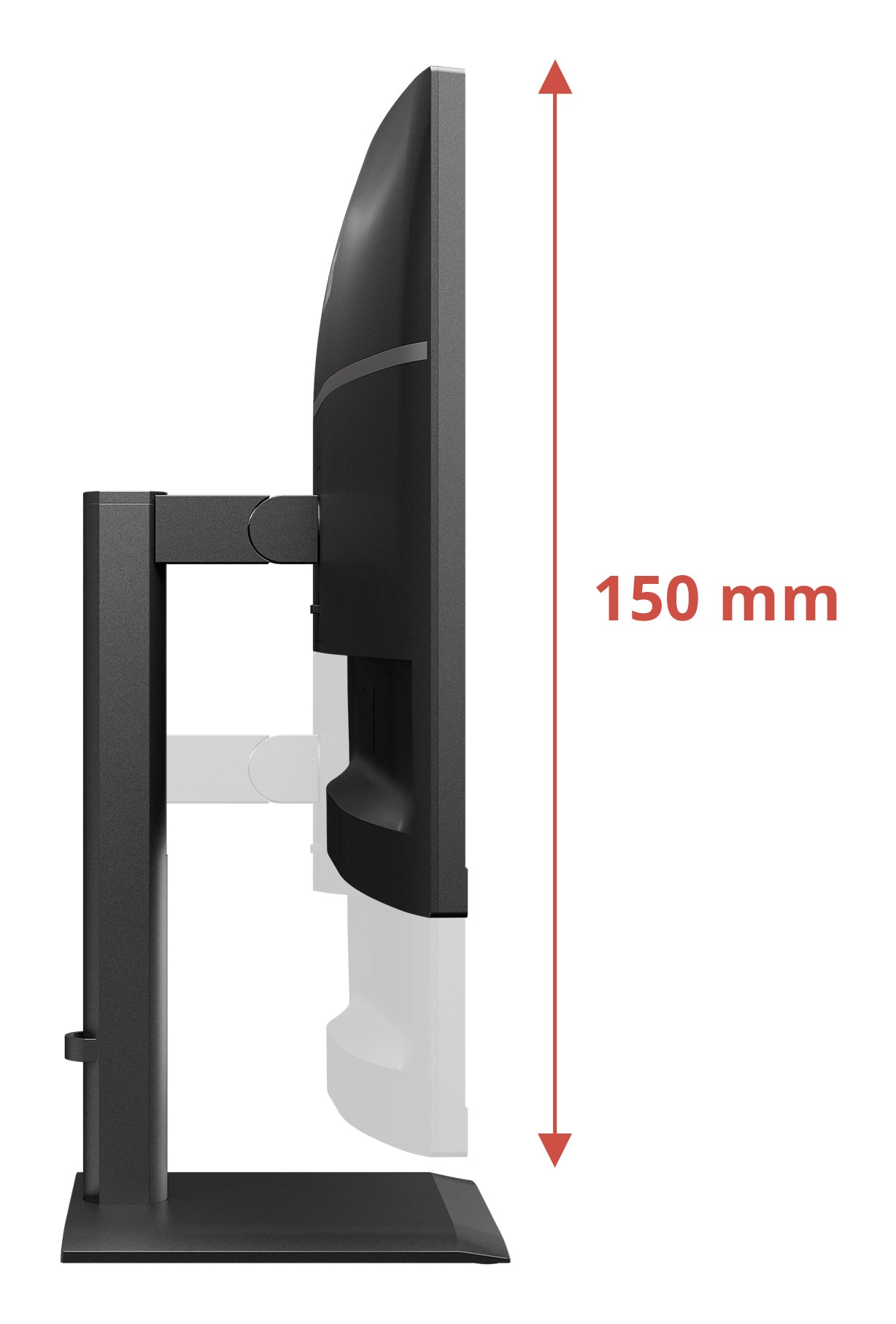 AOC U27E4CV 27p 3840x2160 60Hz IPS Flat H/A 150MM USB C DOCKING 90W Adaptive Sync EyeComfort 3.0 USB HUB SPEAKER
