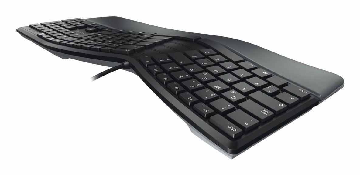 CHERRY Clavier KC 4500 ERGO USB, Belge noir