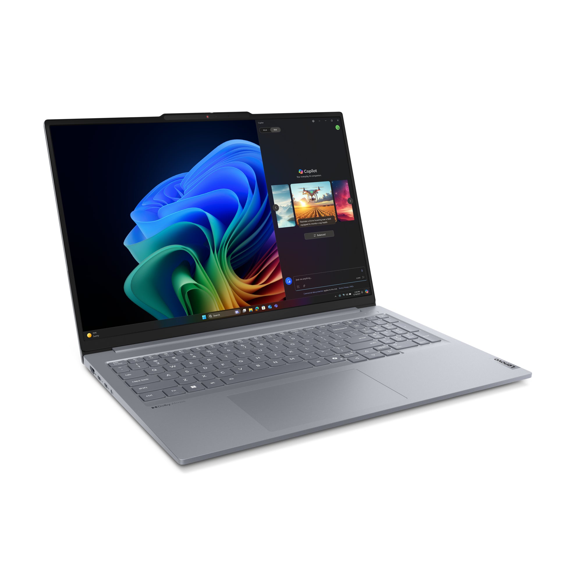 LENOVO ThinkBook 16 - G7 - 16p WUXGA - Qualcomm - Snapdragon X Plus - W11Home - 16GB RAM - 512Go SSD - 3YR sur site - Copilot+ PC