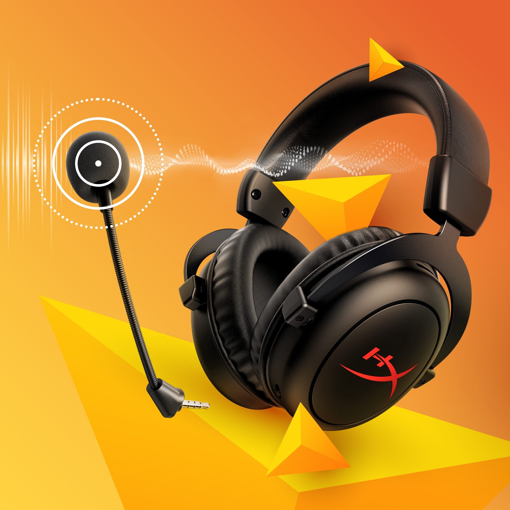 Casque sans fil HyperX Cloud II Core avec microphone, noir