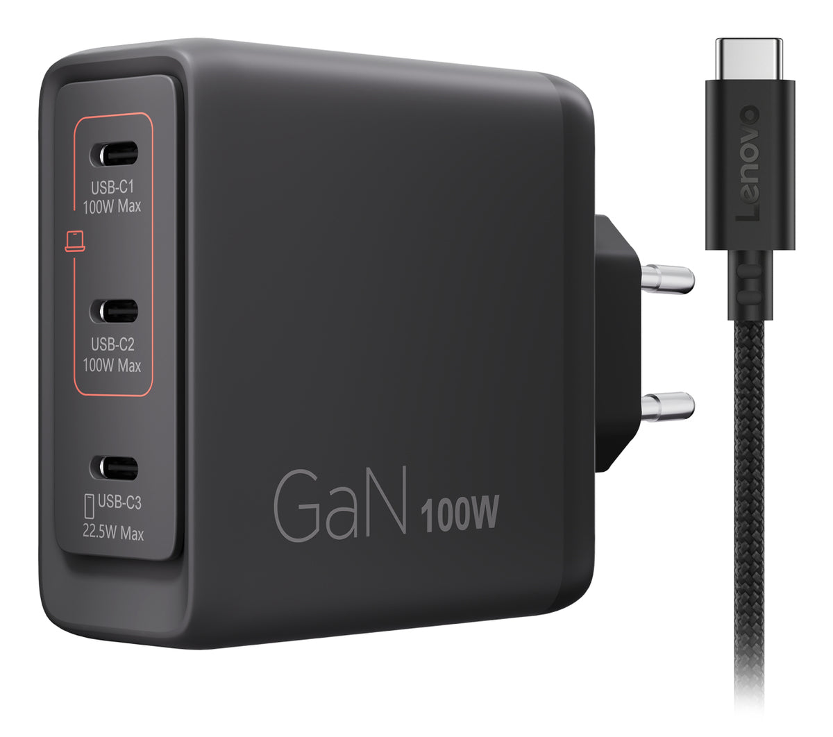 Lenovo Multi-port USB-C 100W GaN Charger