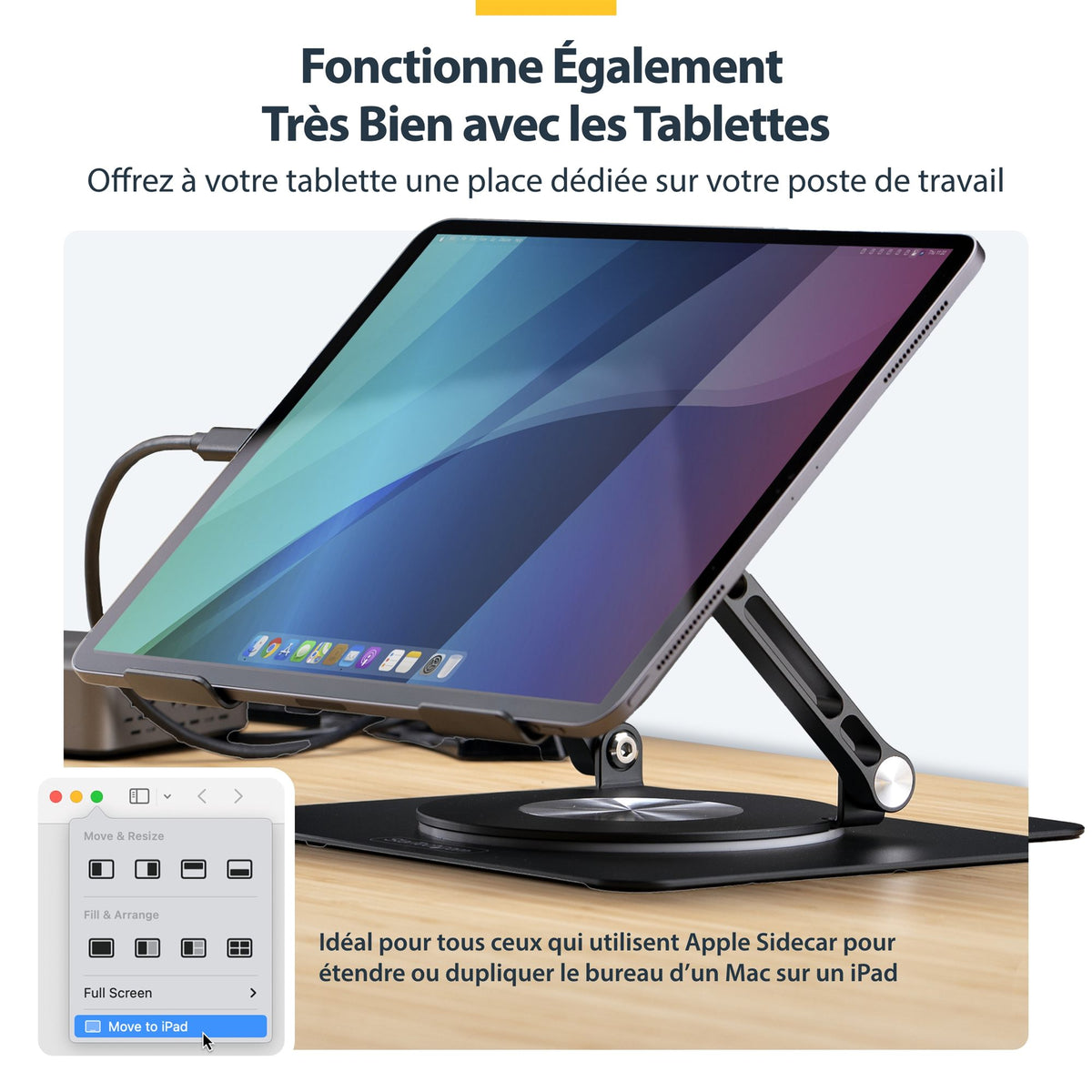 Computer Stand 360 Swivel/Rotating Base