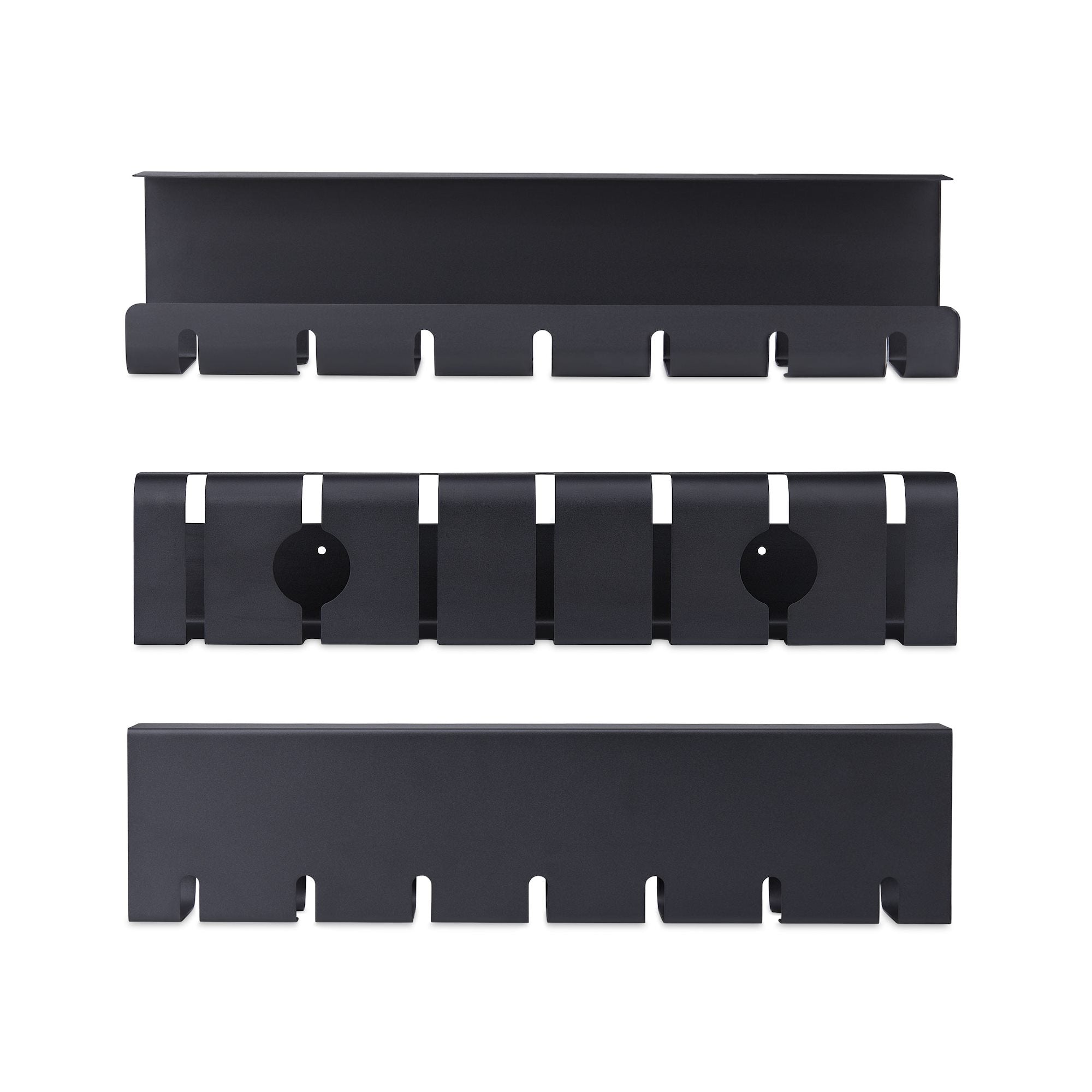 Under Desk Cable Management Tray Black