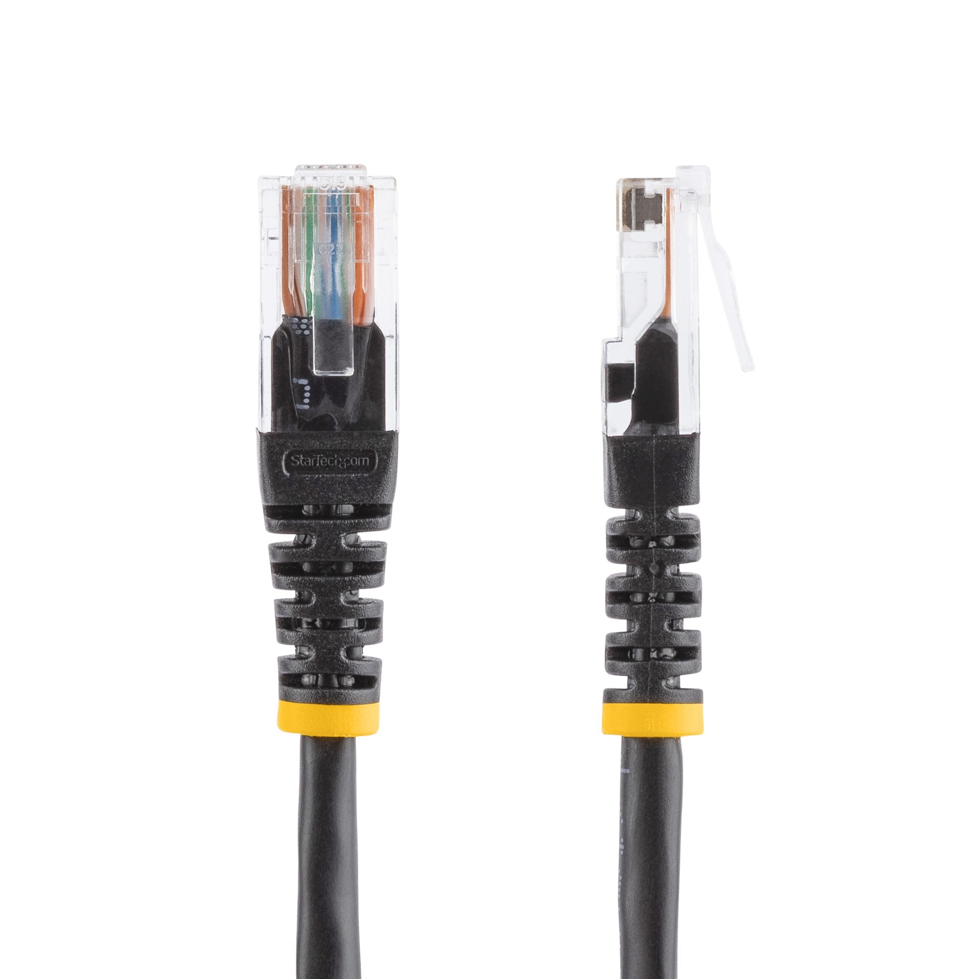 15m Cat5e Black Molded Cat5e Patch Cable