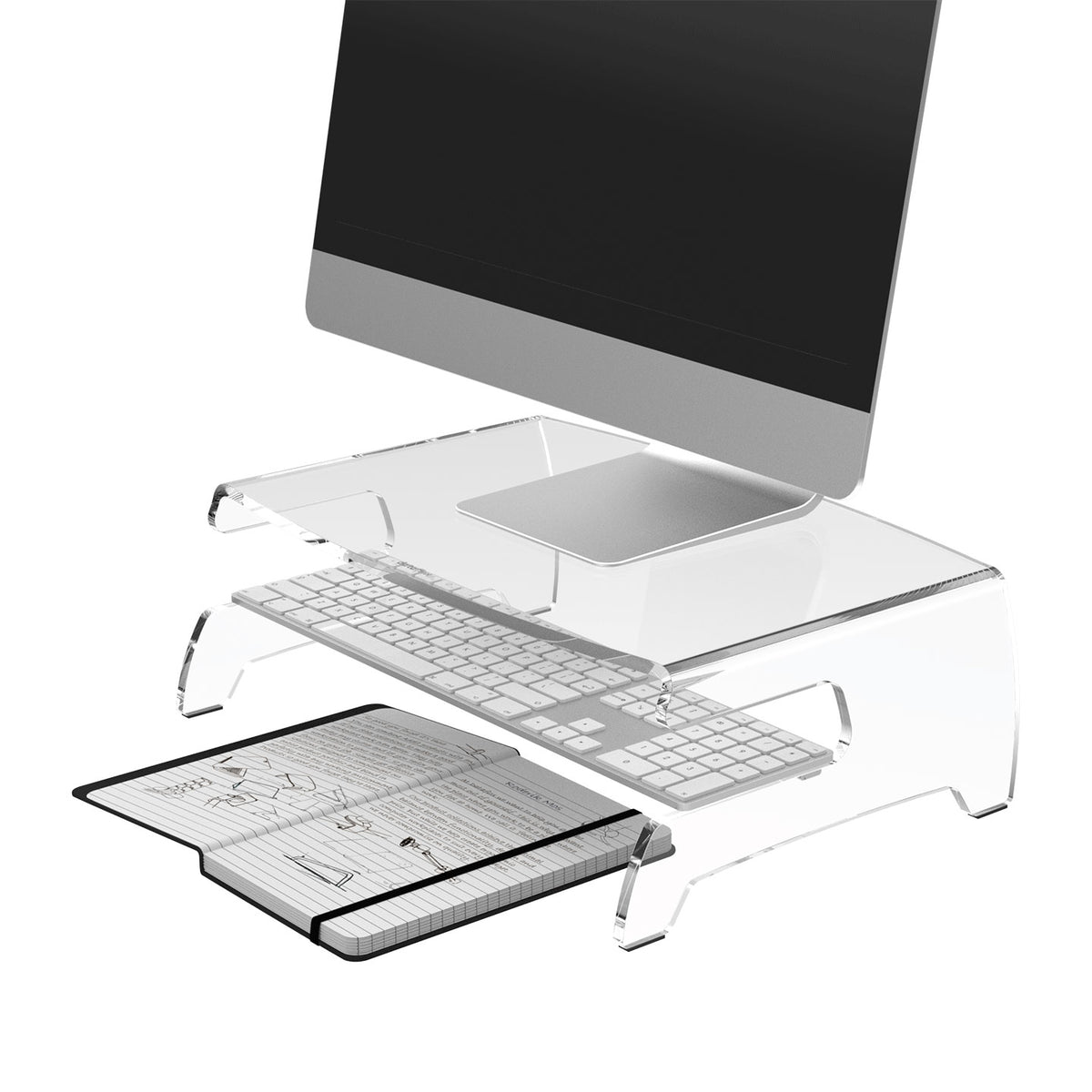 DATAFLEX Support à poser 44660 - 1 écran