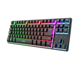 TRUST Clavier gaming sans fil THADO TKL noir