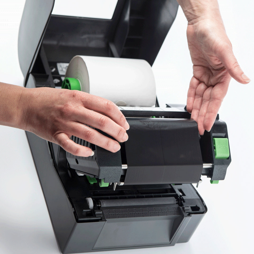BROTHER TD-4520TN Label printer direct thermal 110mm 300x300dpi 127mm/sec USB 2.0 LAN USB host RS232C