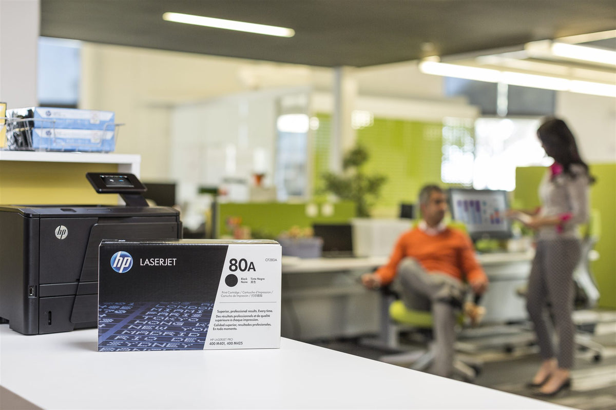 HP 80A original Toner cartridge CF280A black standard capacity 2.560 pages 1-pack