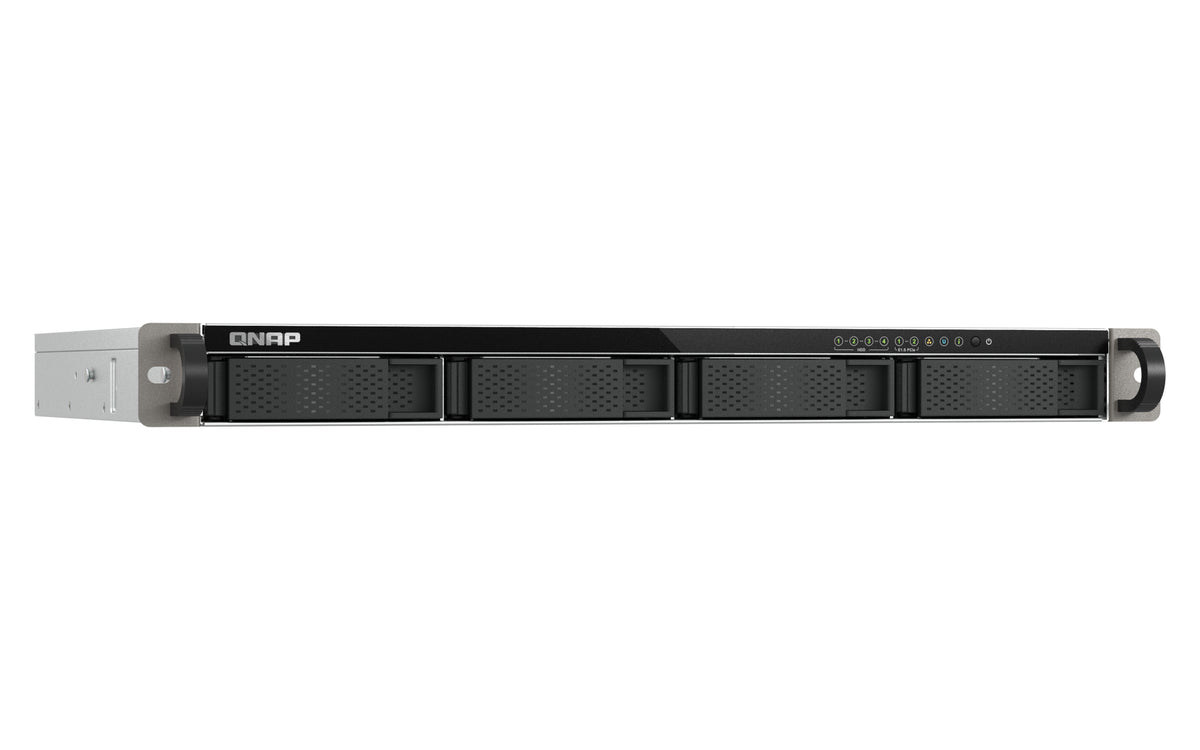 1U 4-bay 3.5"+2xE1.S rackmount NAS Intel