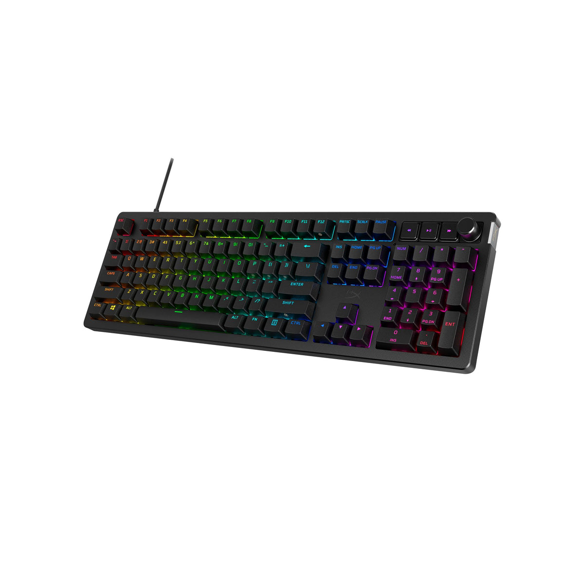 Clavier mécanique HyperX Alloy Rise RGB - Interrupteurs linéaires HyperX - QWERTY US INT