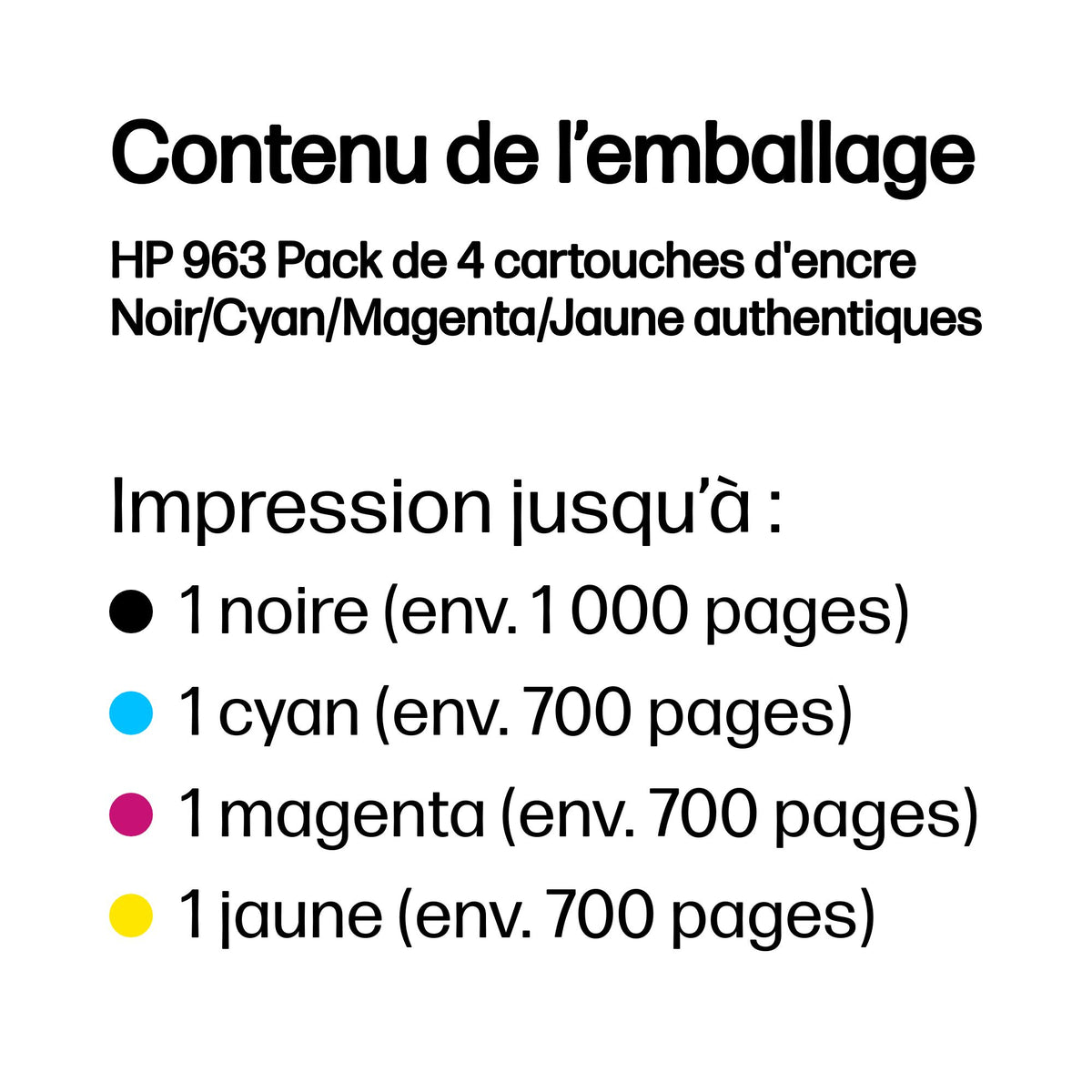HP 963 CMYK Original Ink Cartridge 4-Pack