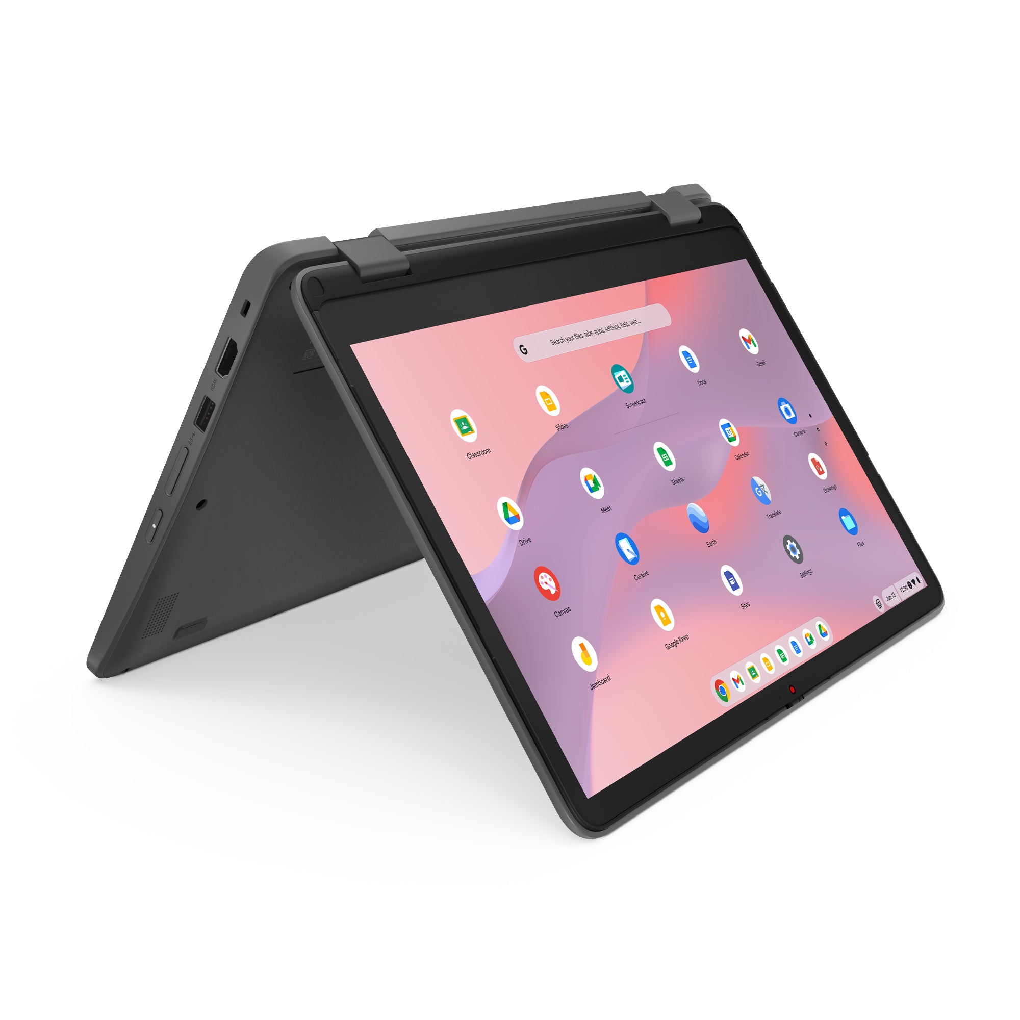 LENOVO 500e G4 Intel N100 12.2p WUXGA Touch 8Go 64Go eMMC Intel UHD Graphics Chrome 1YR Carryin