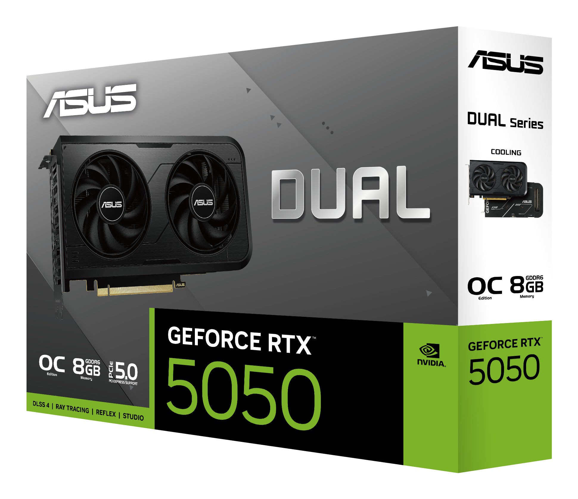 ASUS DUAL Geforce RTX 5050 OC 8Go GDDR6 3xDP 1xHDMI
