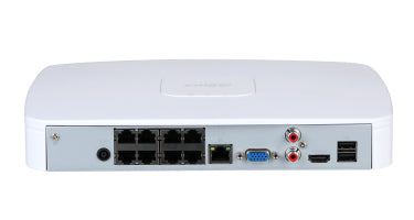 Dahua NVR4108-8P-EI Enregistreur vidéo réseau 8CH Smart 1U 8PoE 1HDD WizSense