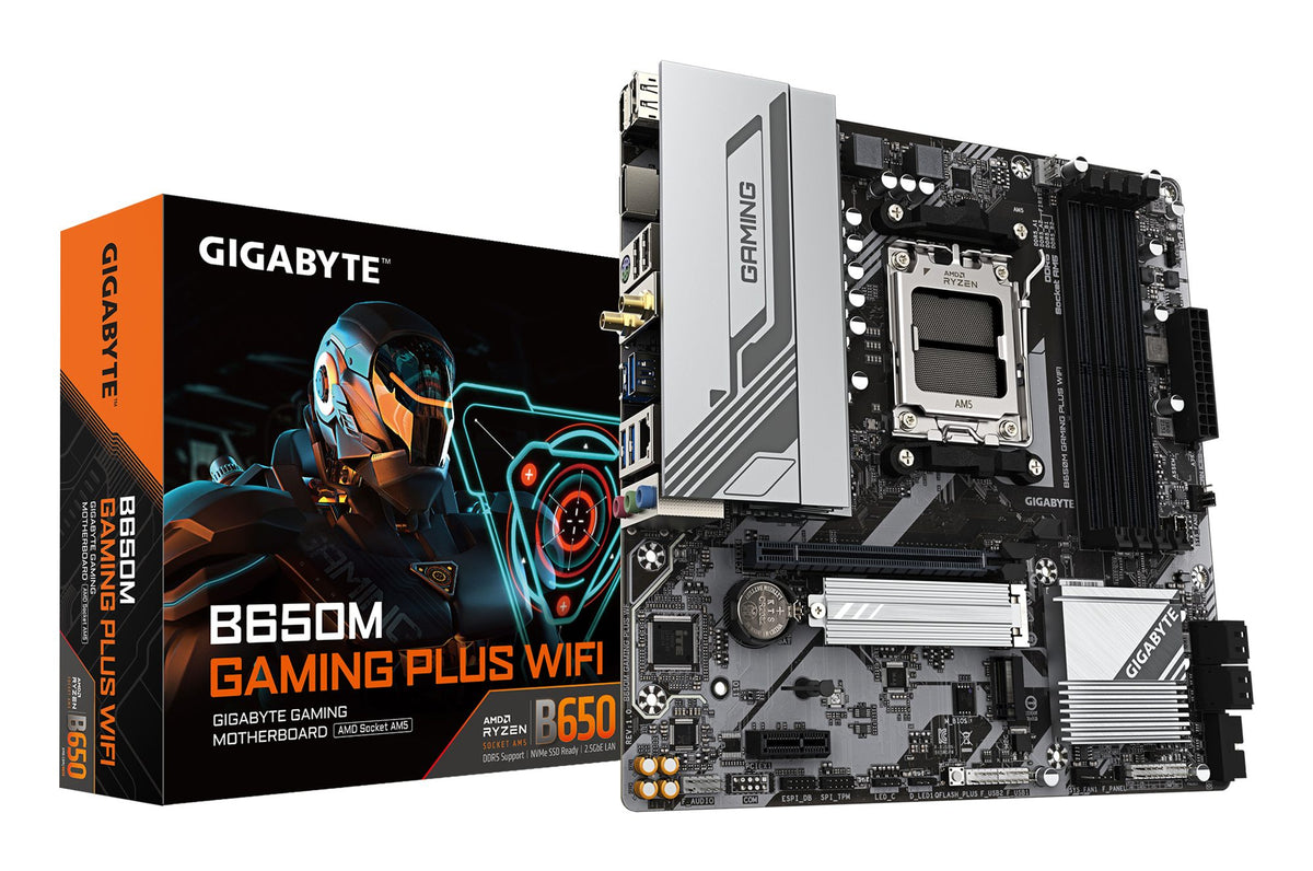 GIGABYTE B650M GAMING PLUS WIFI AMD B650 Emplacement AM5 micro ATX