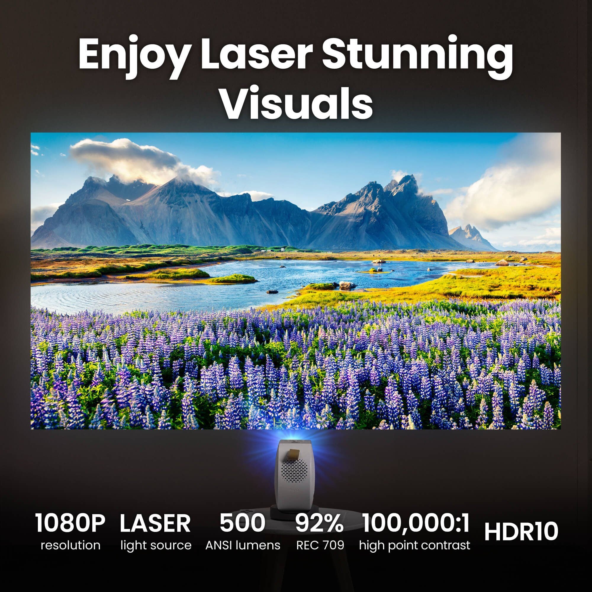 GV50 Projecteur Laser Portable