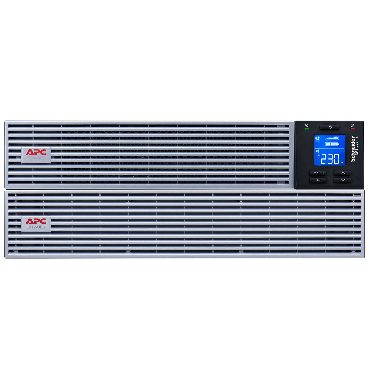 APC Easy UPS On-Line SRVL UPS Rack Li-ion AC 230V 900Watt 1000VA USB RS-232 RJ-45 RJ-11 output connectors 6 4U 19 Black with Rail K