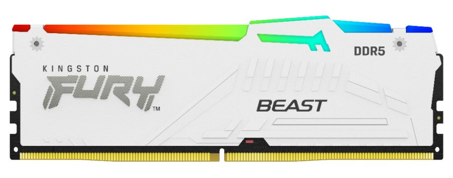KINGSTON 16Go 5200MT/s DDR5 CL40 DIMM Kit of 2 FURY Beast White RGB