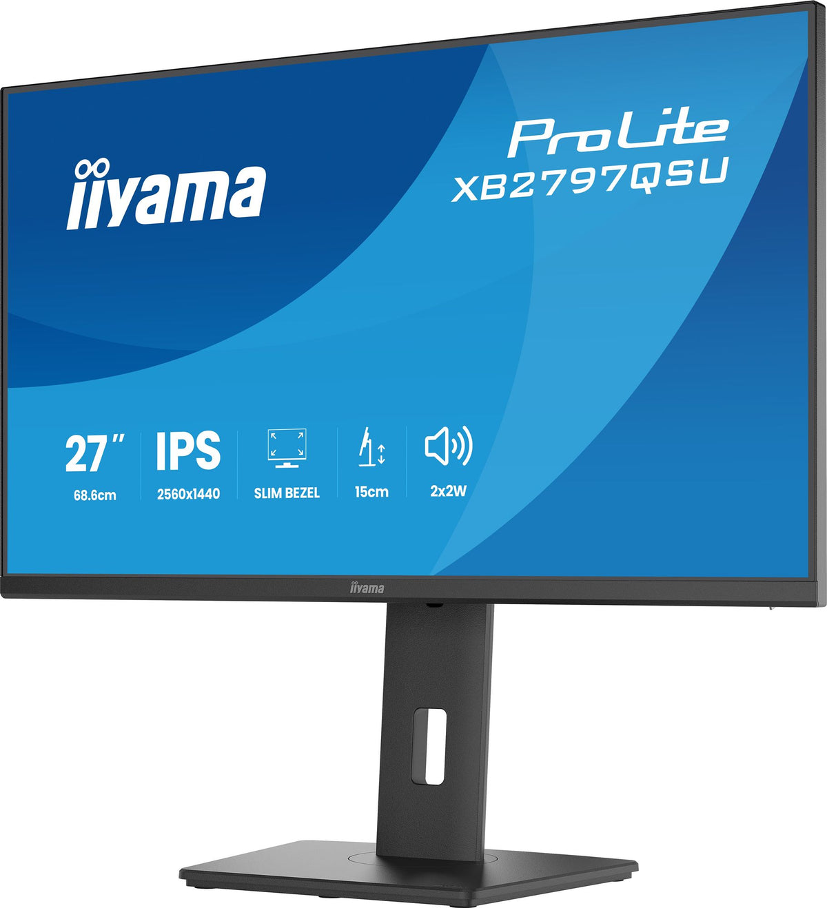 XB2797QSU-B1 27" Business QHD BLACK