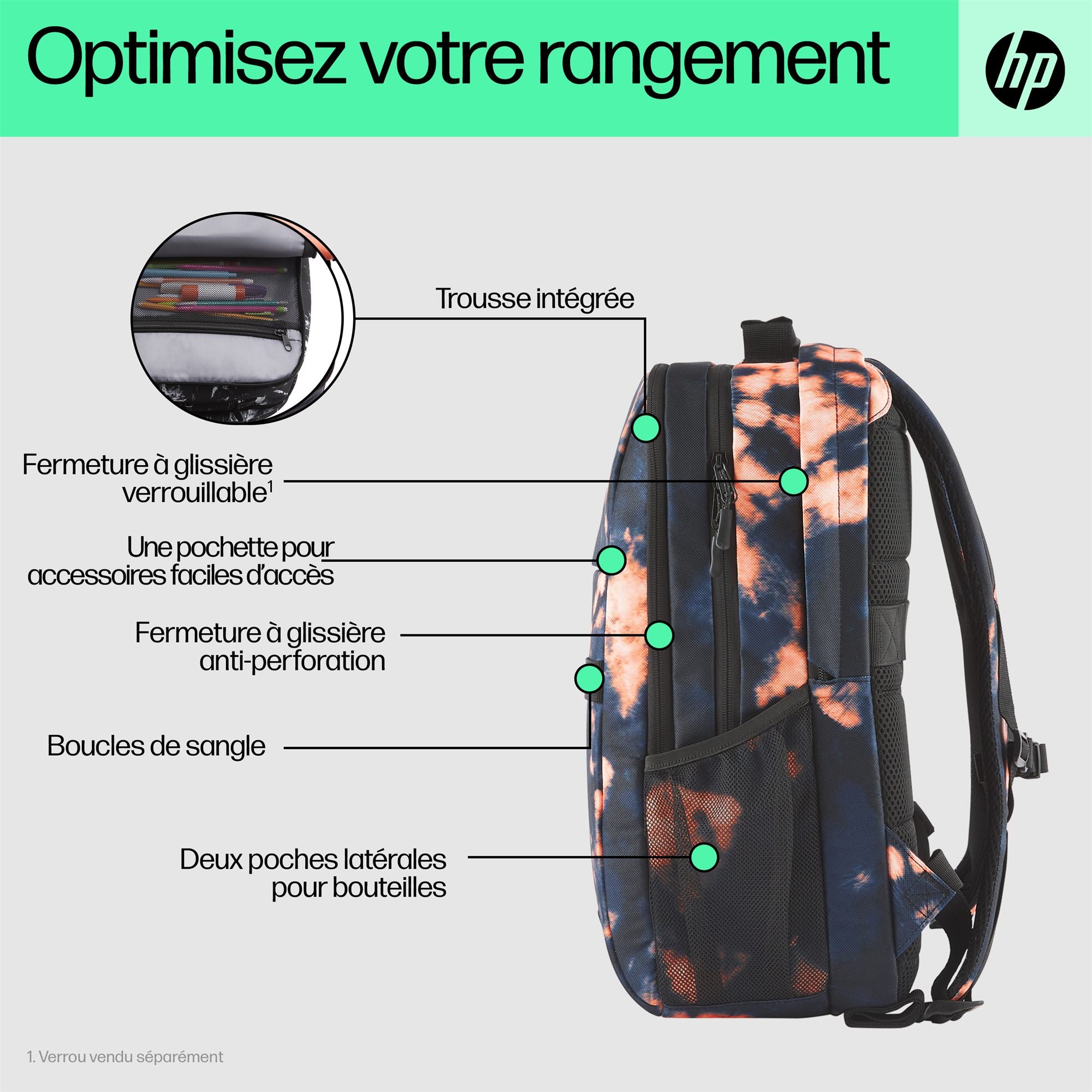 HP Campus XL Tie Dye Backpack