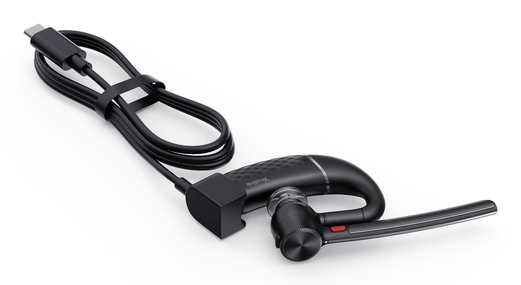 Yealink BH71 Lite Avec fil &sans fil Crochets auriculaires Bureau/Centre d'appels USB Type-C Bluetooth Noir