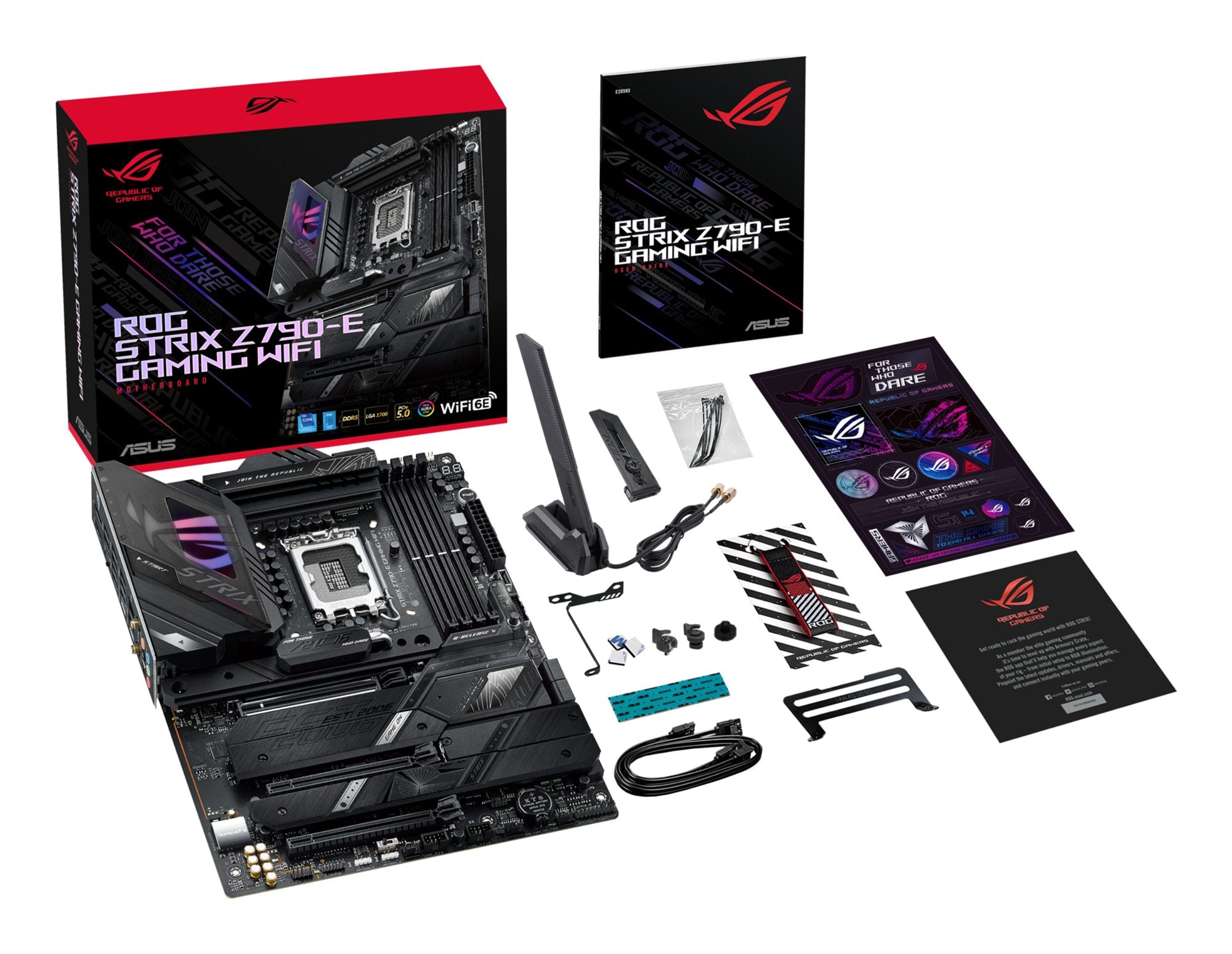ASUS ROG STRIX Z790-E GAMING WIFI MB LGA1700 4xDIMM DDR5 5xM.2 4xSATA
