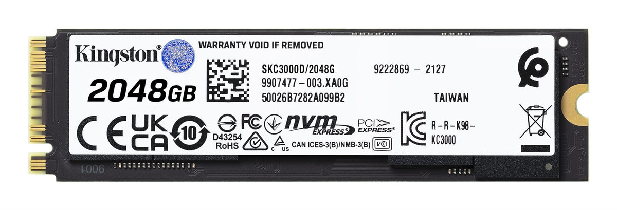 KINGSTON KC3000 2048Go PCIe 4.0 NVMe M.2 SSD