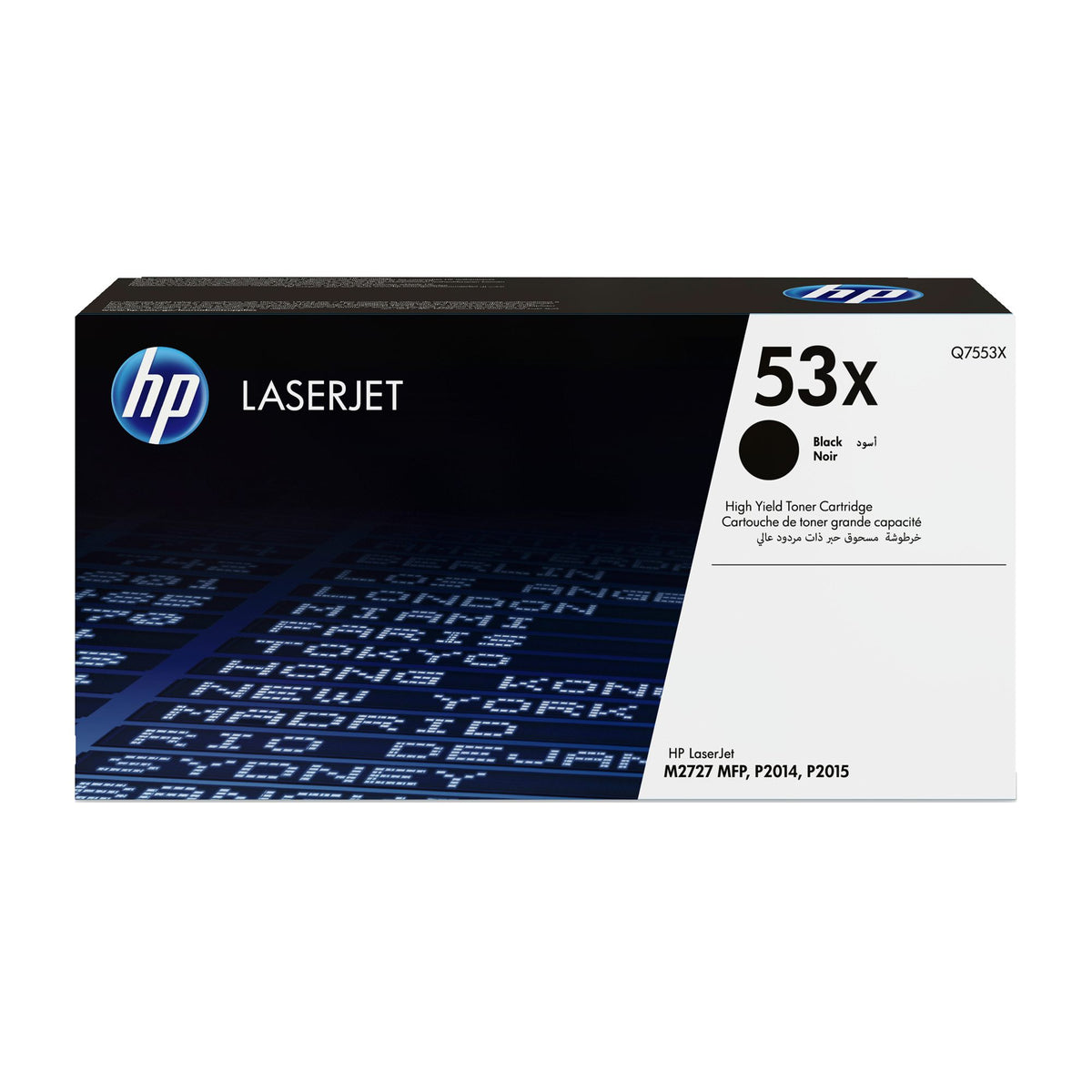 HP 53X toner LaserJet noir grande capacité authentique