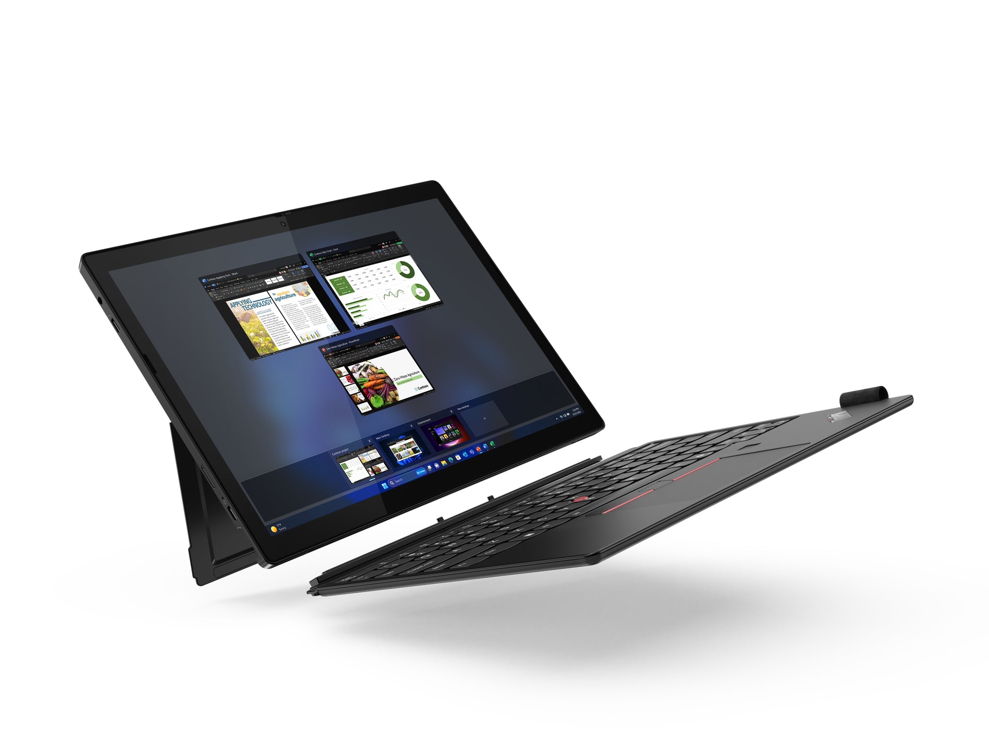 LENOVO ThinkPad - X12 - Detachable - G2 -  12.3 p FHD -  Tactile Intel Core Ultra 7 - 164U - 16Go RAM -  512Go UMA - PC IA