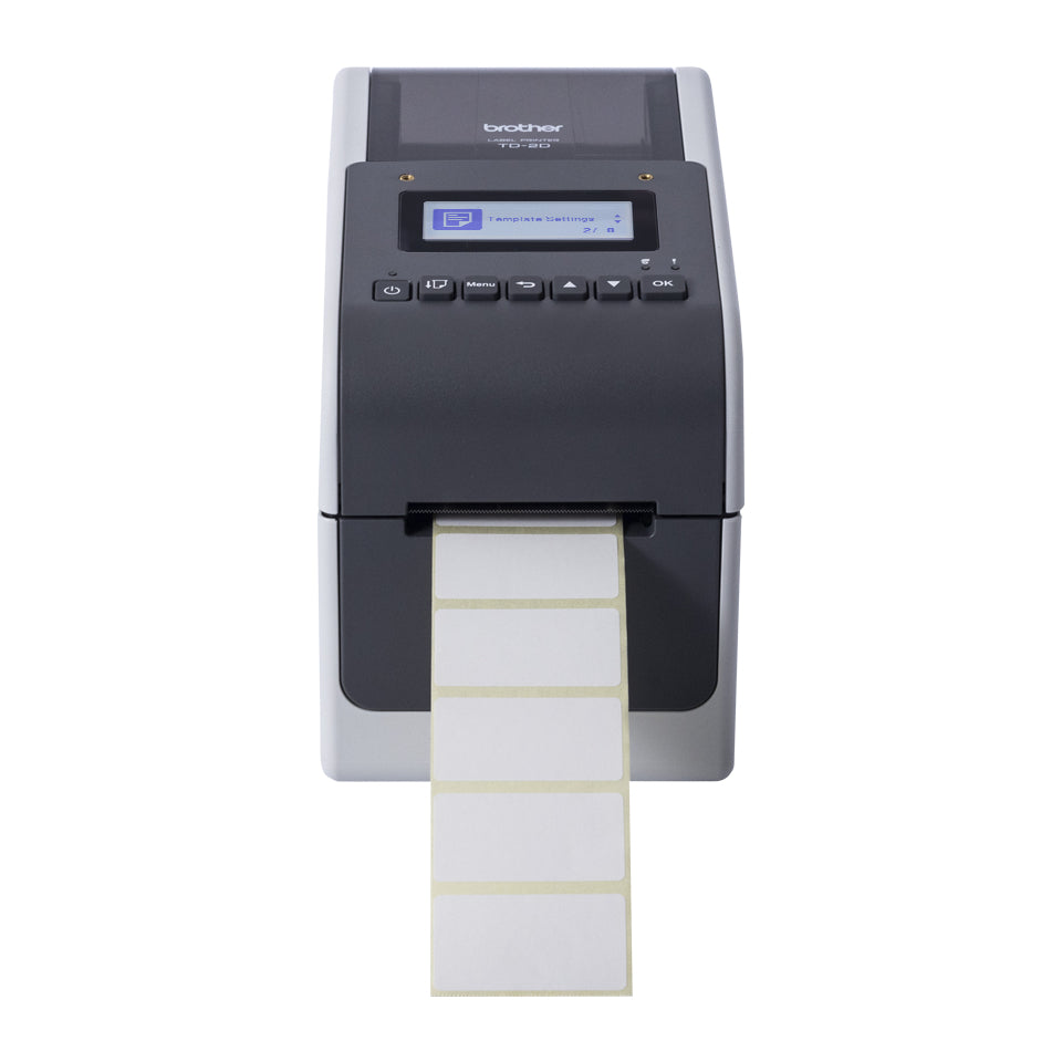 BROTHER 2p label printer USB connection 300dpi Ethernet Possible battery LCD screen Bluetooth Wi-Fi