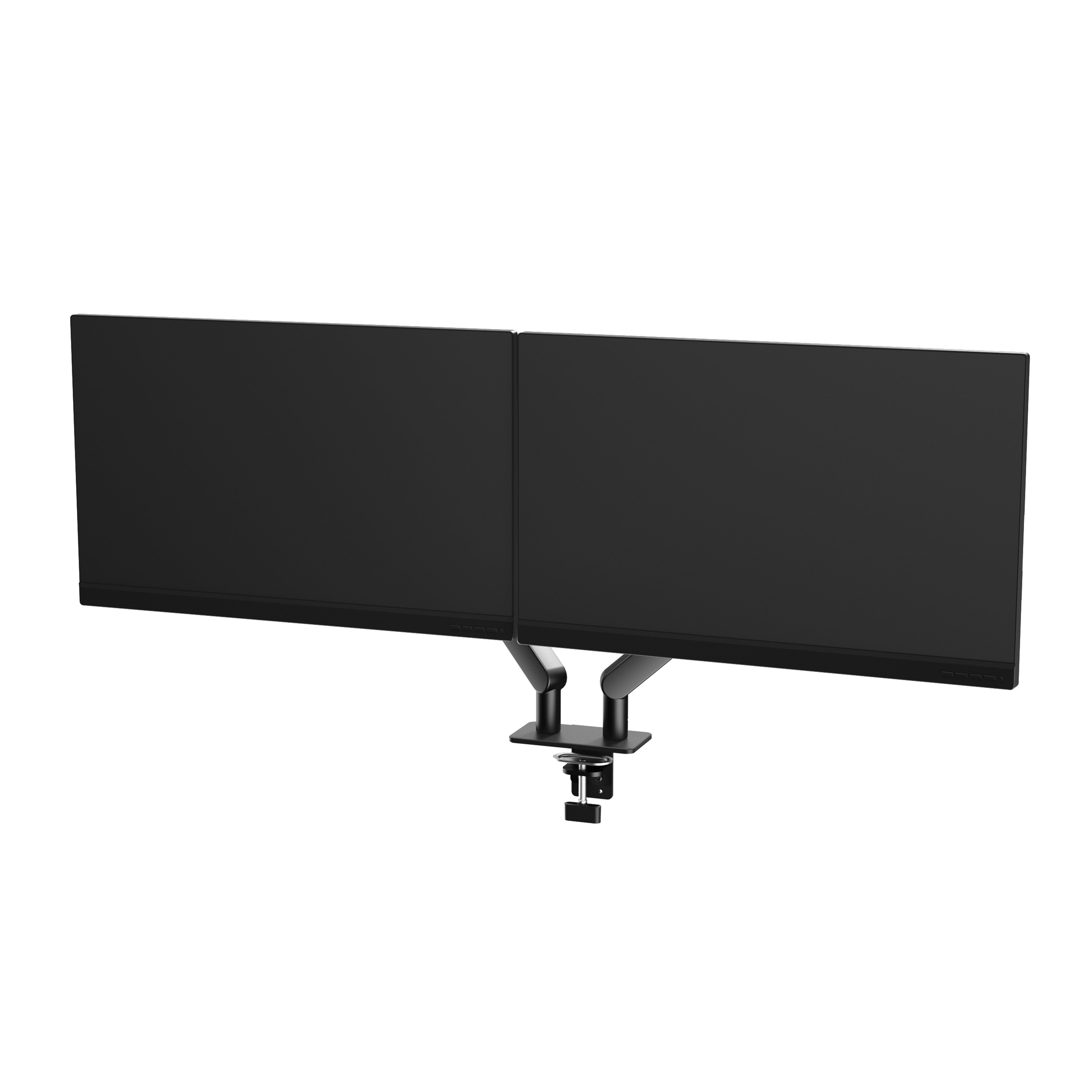 AOC AM420 bras pour - pour 2 écrans LCD / plasma - pour bureau - alliage d'aluminium - noir - Taille d'écran :17"-34"