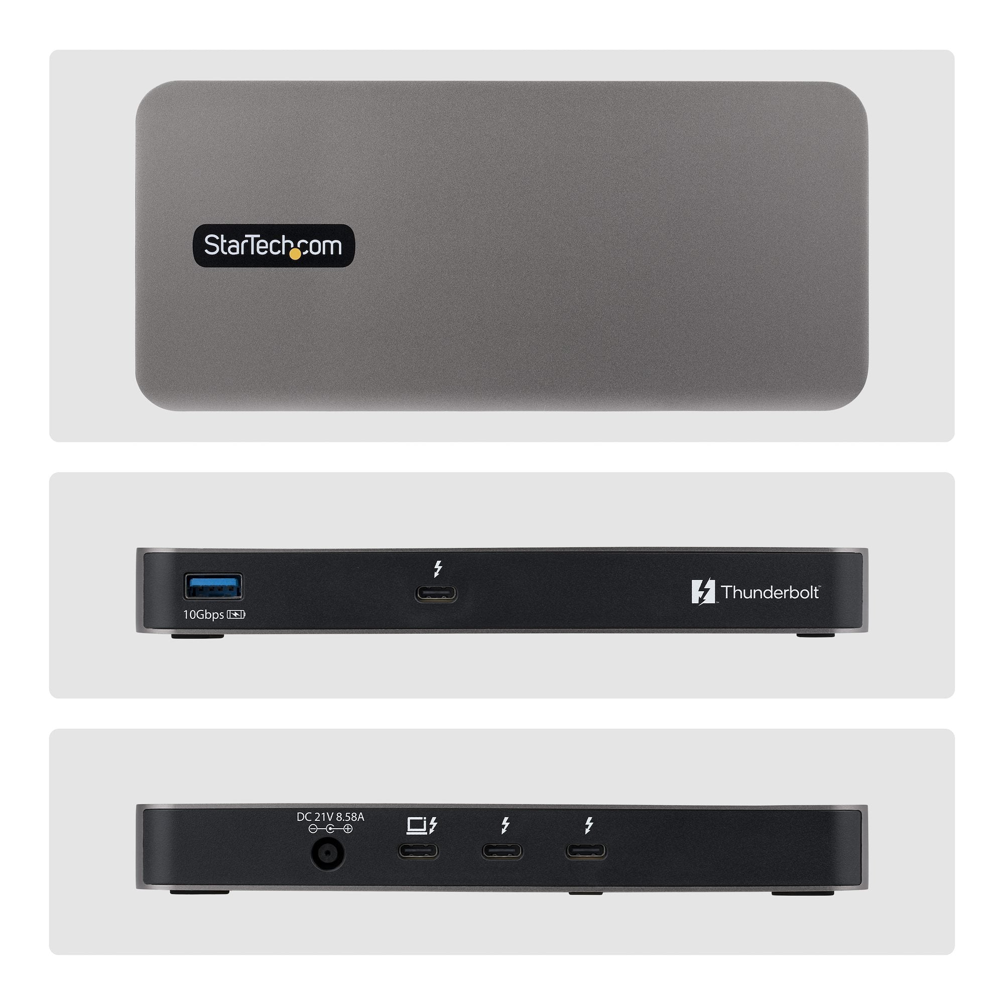 4-Port TB5 Hub w/Thunderbolt Share KVM