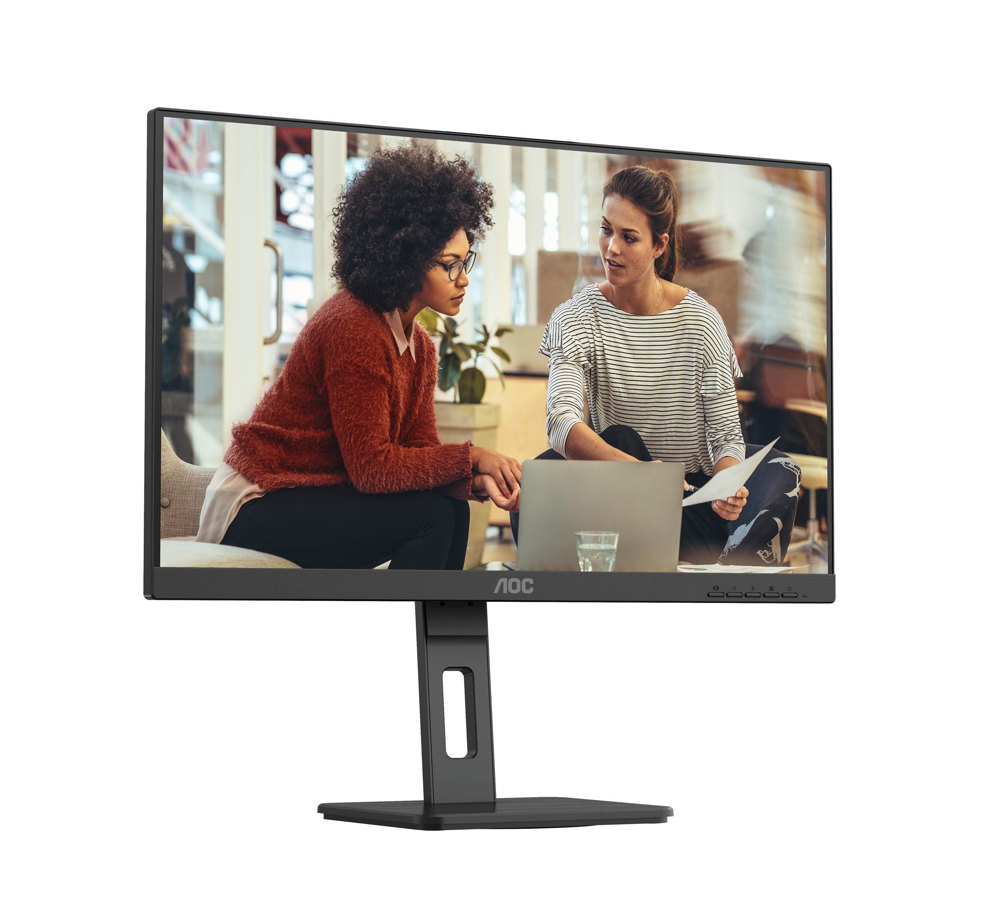 AOC U27E3UF 27p IPS 3840x2160 Monitor 4ms 16:9 2xHDMI DP USB Black