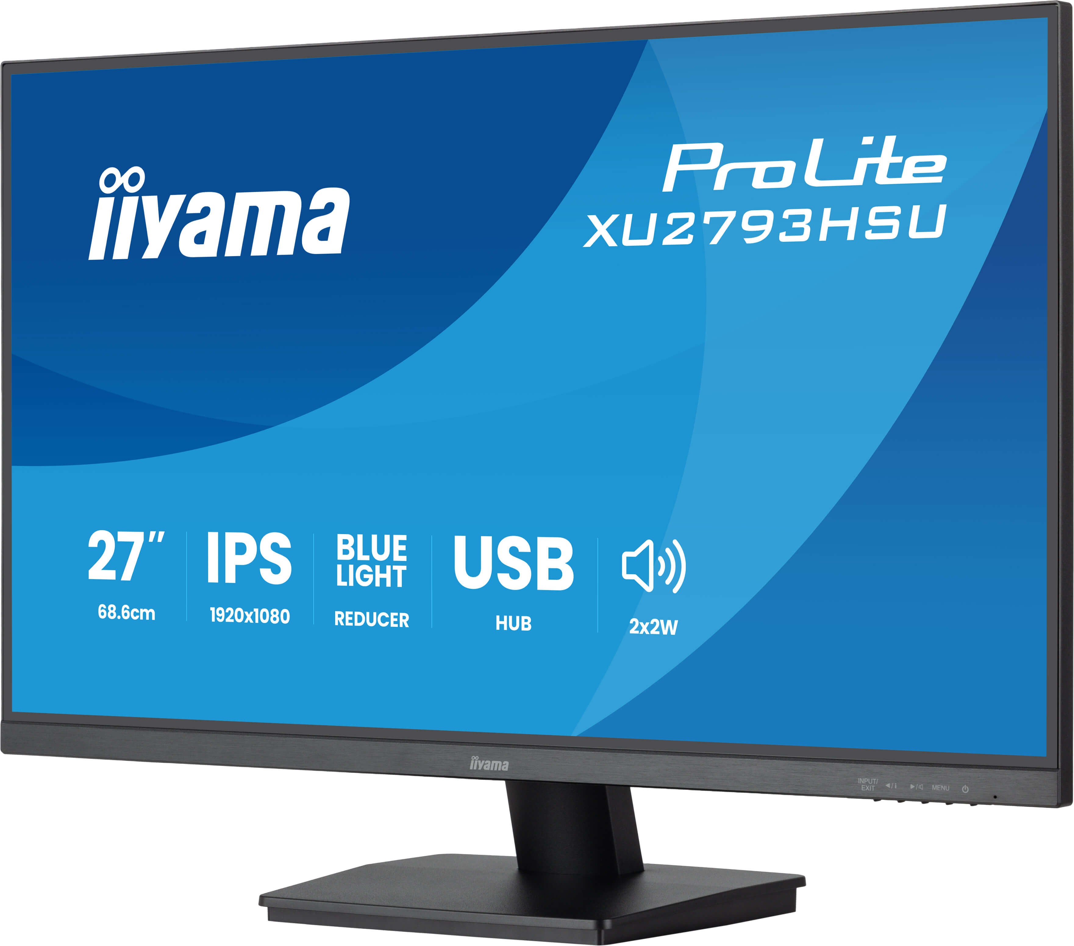 iiyama XU2793HSU-B7 27 pouces IPS 1920x1080 300cd/m2 1ms HDMI DP USB
