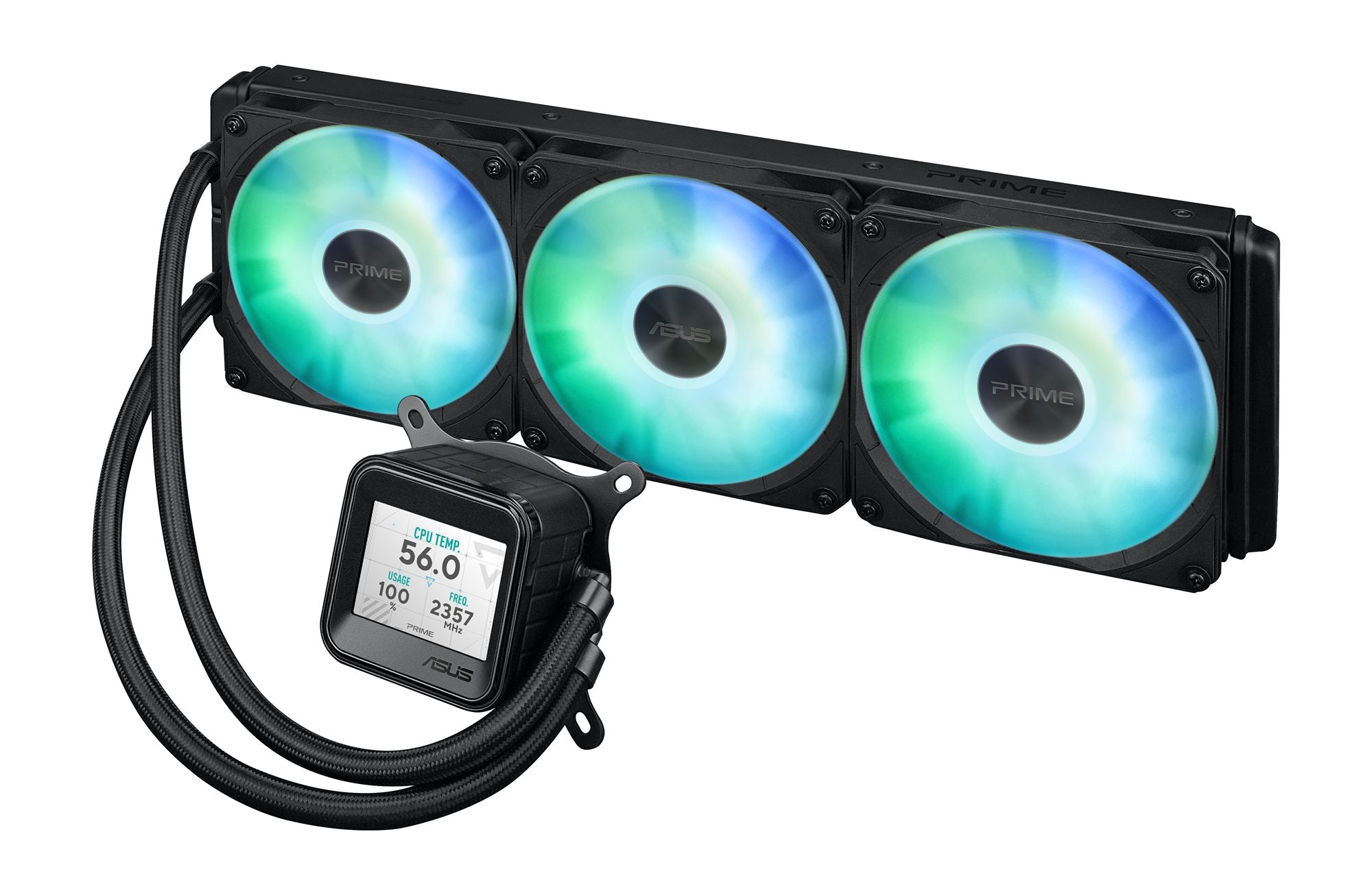 ASUS Prime LC ARGB LCD all-in-one CPU liquid cooler