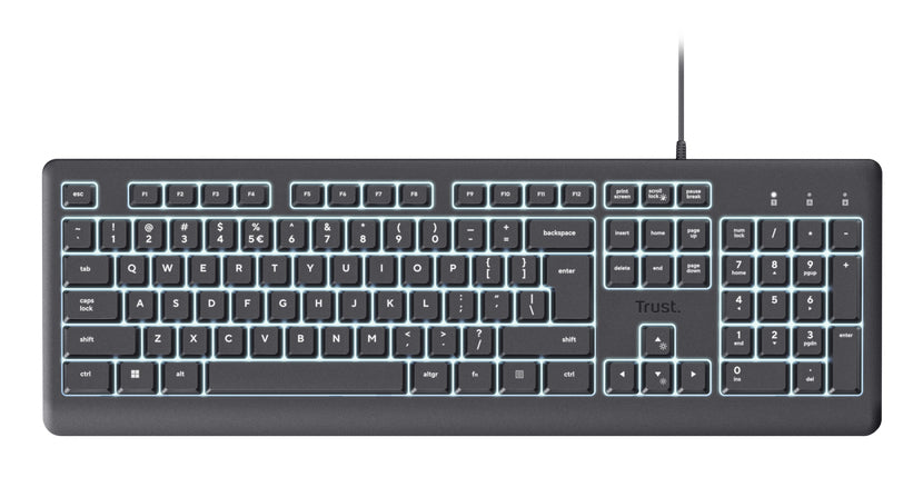 TRUST Clavier filaire PRIMO rétro-éclairé
