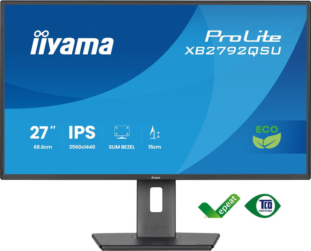 iiyama XB2792QSU-B1 27" Business QHD IPS