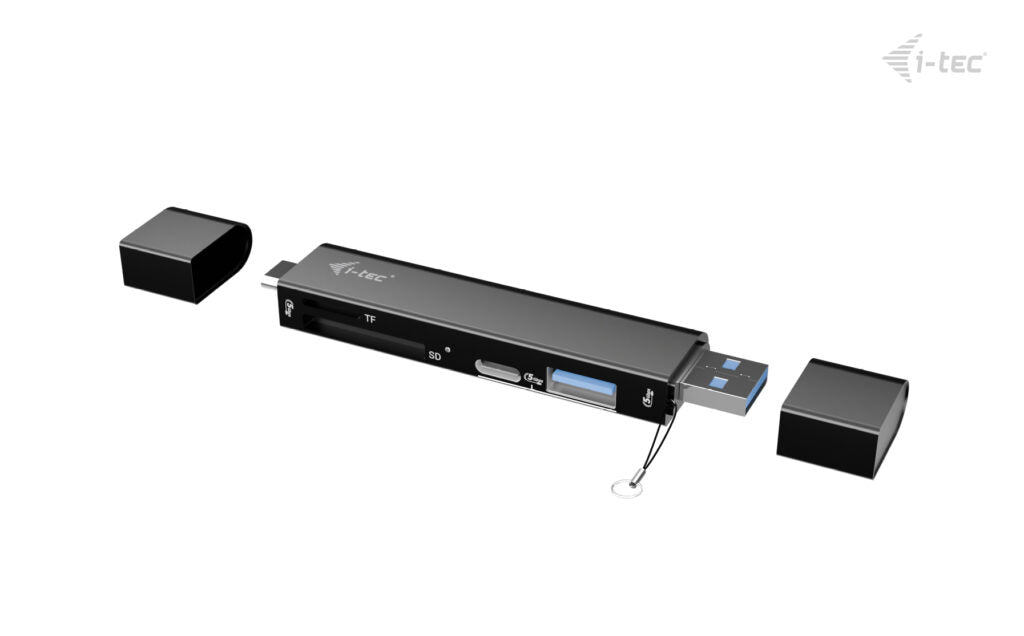 I-TEC USB-C / USB-A Dongle SD TF and 2x USB 1x USB-A 1x USB-C
