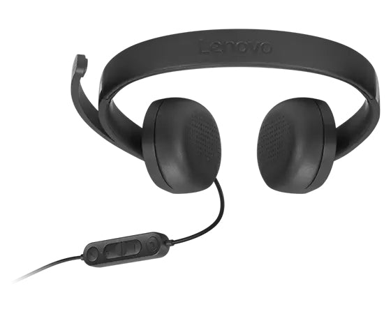 LENOVO Gen2 Headset on-ear wired USB-A black