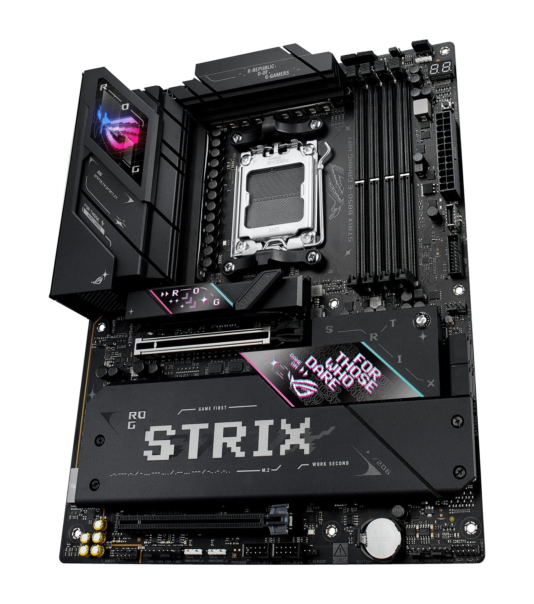 ASUS ROG STRIX B850-E GAMING WIFI AM5 DDR5 ATX MB 1xHDMI 1xDP 5xM.2 4xSATA