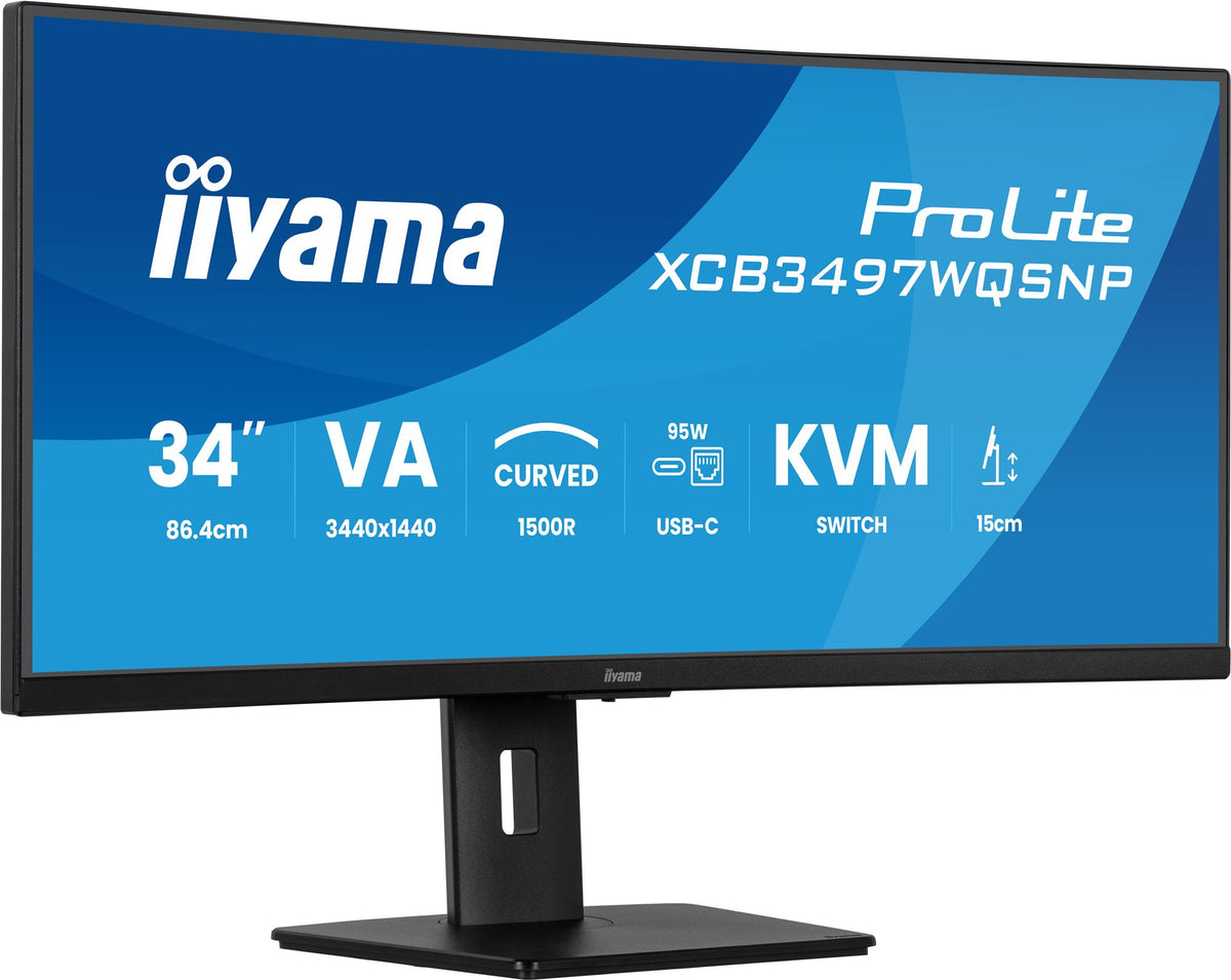 XCB3497WQSNP-B1 34" UW Curved VA-3440x14