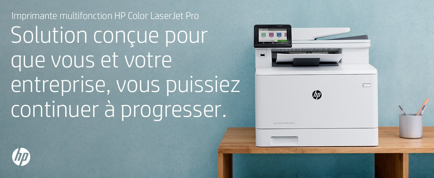 HP Color LaserJet Pro Imprimante multifonction M479dw, Impression, copie, numérisation, e-mail, Impression recto-verso  Numérisation vers e-mail/PDF  Chargeur a